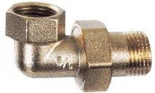 MessingFit messing 3-delige haakse koppeling 90° MF 4/4 x 4/4 11468