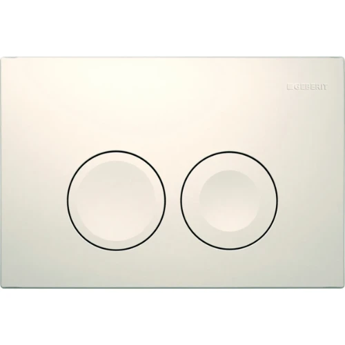 Geberit Delta 25 bedieningsplaat voor spoeling met 2 hoeveelheden - wit 115.125.11.5