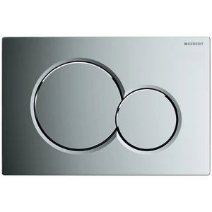 Geberit Sigma 01 bedieningsplaat - chroom - kunststof - 2 druktoetsen 115.770.21.5