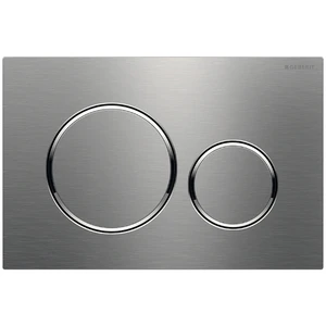 Geberit Sigma 20 bedieningsplaat - rvs - 2 druktoetsen 115.882.SN.1