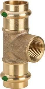 Viega Profipress verloop T-stuk met binnendraad FFF 22 x 1/2 F x 22 mm 115944