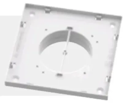 Renson System C+ Evo III roosterbasis 80 mm - 134 x 134 mm - wit 11726