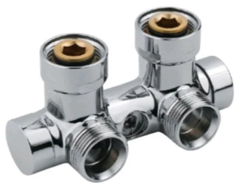 Vasco onderblok haaks 50 mm - chroom 118230000000099