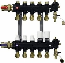 Vasco FH inox vloerverwarmingscollector 4/4 - 9 x EK3/4 11FH27090