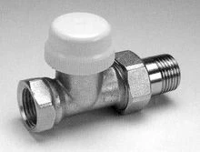 Begetube thermostatiseerbare rechte radiatorkraan 3/8 x 3/8 120020025