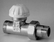 Begetube thermostatiseerbare rechte radiatorkraan 1/2 x M24 120040052