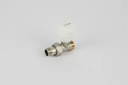 Begetube handbediende rechte radiatorkraan 1/2 x M24 - vast handwiel 120044052