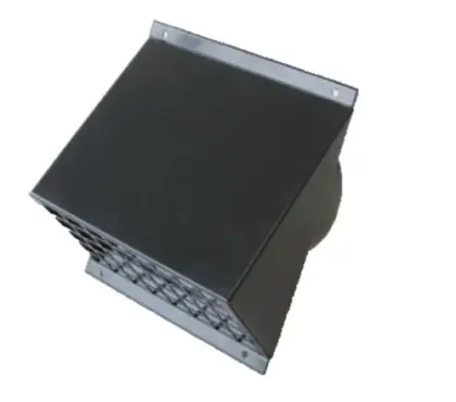 Renson Acces geveldoorvoerrooster 150 mm - zwart 12013
