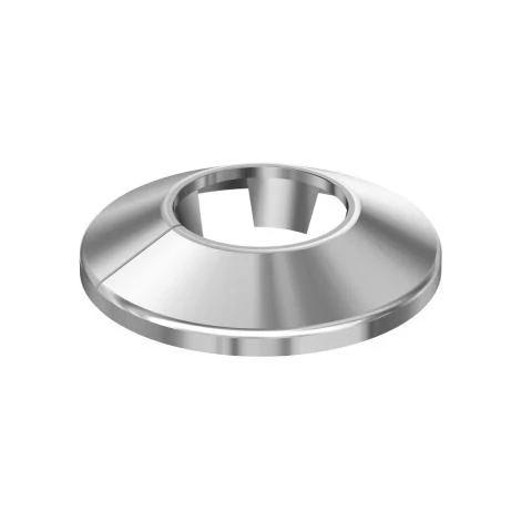 Flamco RVC afdekrozet 15 mm - chroom polypropyleen 12465