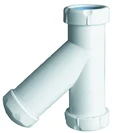 Nicoll PP sifon verticaal voor afvoerbuizen 40 x 40 mm wit 1248