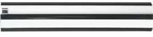STG Standard stang voor douchegordijn 2000 mm - chroom - recht model met 1 vaste rozet 1291200