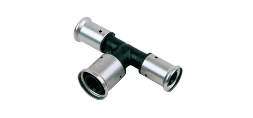 Henco PK-serie PVDF pers verloop T-stuk 90° FFF 20 x 26 x 20 mm 12PK-202620