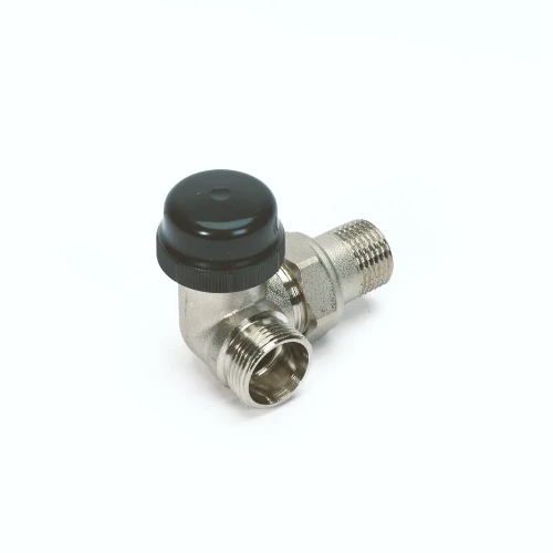 Begetube thermostatiseerbare dubbel haakse radiatorkraan Links 1/2 x M24 - instelbare Kv-waarden 136040052
