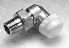Begetube thermostatiseerbare dubbel haakse radiatorkraan Rechts 1/2 x M24 - instelbare Kv-waarden 137040052