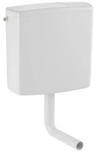 Geberit AP140 spoelreservoir laaghangend - wit - toevoer L/R - met 2 spoeltoetsen - met spoelbocht 140.317.11.1