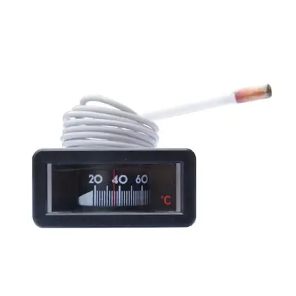 Euro-Index T150 thermometer 0-120° 64 mm - met capillair 1500mm 14671