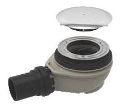 Geberit Uniflex douchesifon 90 mm - chroom - incl kleurset - waterslot 50 mm 150.551.21.1