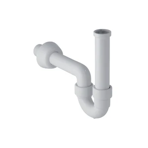 Geberit PP enkele buissifon 5/4 x 40 mm - wit - voor wastafel 151.100.11.1
