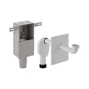 Geberit PP inbouwsifon voor wastafel - 5/4 x 32 mm - wit - geschikt voor mindervalidewastafel 151.120.11.1