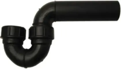 Geberit PE sifon 40 x 40 mm - inlaat vertik/uitlaat horiz 152.036.16.1