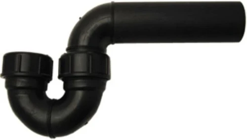 Geberit PE sifon 40 x 40 mm - inlaat vertik/uitlaat horiz 152.036.16.1
