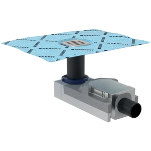 Geberit Cleanline inbouwlichaam 90 mm - vloerput voor douche - inbouwhoogte vanaf 90 mm 154.050.00.1
