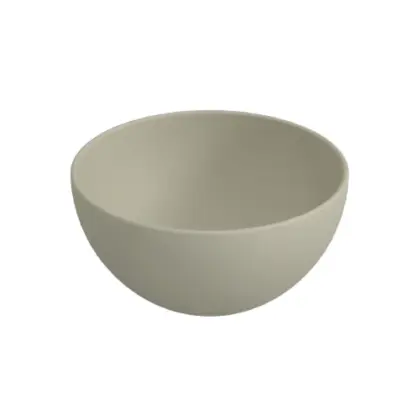 Obi opzetwastafel rond 240 x 240 x 120 mm - zand - keramiek - zonder kraangat - zonder overloop 1562881