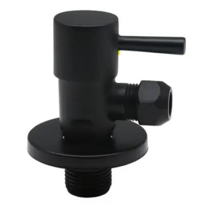 Piccolo hoekstopkraan 1/2 x 10 mm - zwart mat 1563082