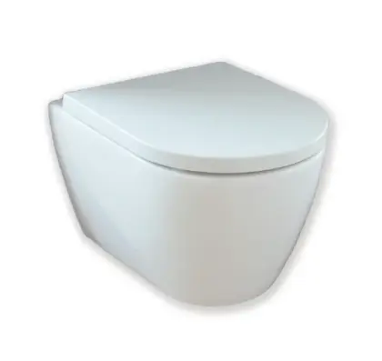 Obi Compact wandtoilet 480 mm zonder spoelrand - wit 1563742