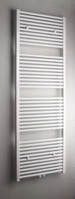 Caldo Rondo handdoekradiator - ronde buizen 1800 x 600 mm - 990 Watt (EN442 75/65/20) - 1MM8 - Ral 9016 Verkeerswit 1564986