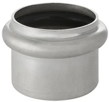 Geberit overgangstuk 6/4 x 40 mm - om te lassen op lood/koper - met rolring voor PE 159.624.00.1