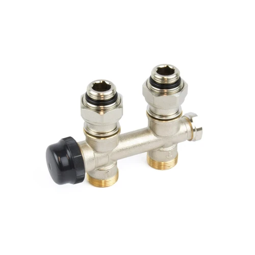 Begetube thermostatiseerbaar H-stuk 100% vloeraansluiting 1/2 x M24 162051052