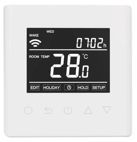 Lava thermostaat met WiFi voor vloerverwarming - wit mat 1668881