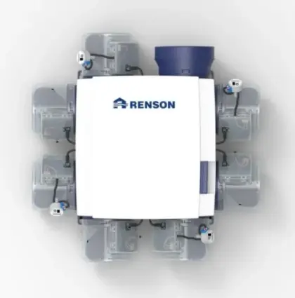 Renson System C+ Evo III Healthbox 3.0 Smartzone voor projecten (incl. 2 slaapkamerkleppen) 17066