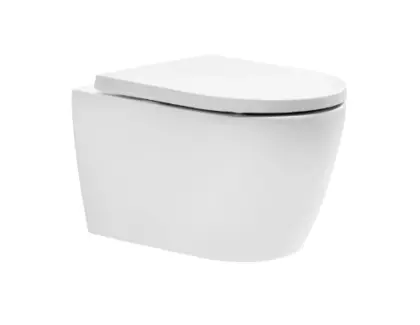 Obi Compact wandtoilet 480 mm zonder spoelrand - wit mat 1787780