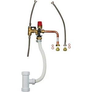 Watts UBK boileraansluitset (boilerveiligheidsgroep - flexibels - afvoerset) - prijs per set 1854220
