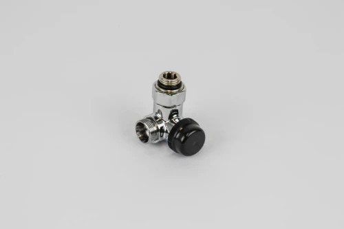 Begetube Optima thermostatiseerbare dubbel haakse radiatorkraan Rechts 1/2 x M24 - met instelbare Kv-waarden - chroom 190260052