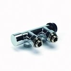 Begetube Optima thermostatiseerbaar H-stuk 50-100% muuraansluiting 1/2 x M24 - instelbare Kv-waarden - chroom 190810052