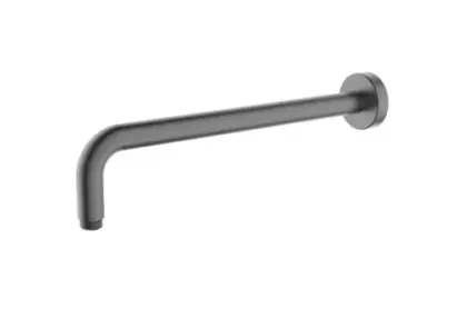 Vivo douchearm voor hoofddouche 1/2 x 370 mm (wandmodel) - Gun Metal PVD - staal mat PVD 1952087