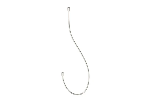 Vivo doucheflexibel geribbeld 1/2 x 1500 mm - Brushed Nickel PVD - geborsteld mat PVD 1952109