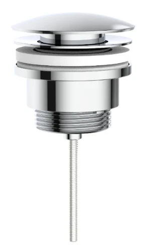 Vivo afvoerplug universeel - click-clack - open plug - chroom 1952111