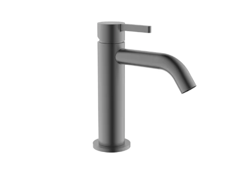 Vivo wastafelmengkraan met coldstart - zonder lediging - Gun Metal PVD - staal mat PVD 1952146