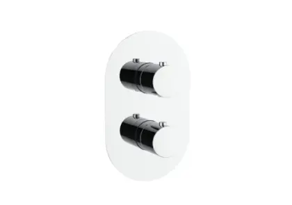 Vivo afwerkset voor muurinbouw douchethermostaat - chroom 1952163