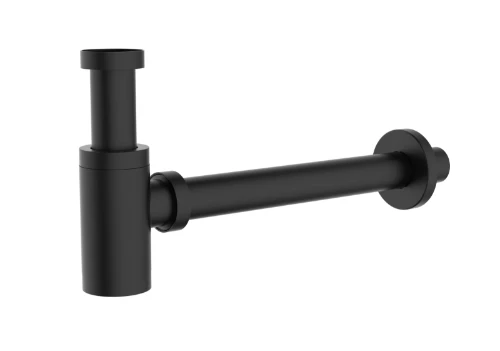 Vivo bekersifon zonder afvoerplug 5/4 x 32 mm - zwart mat 1952168