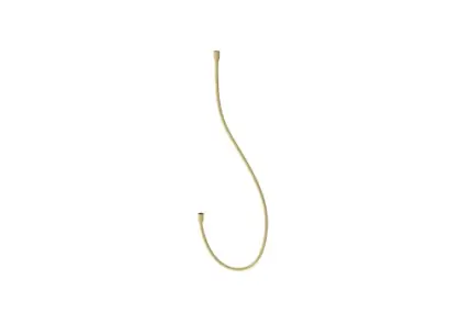 Vivo doucheflexibel geribbeld 1/2 x 1500 mm - Brushed Gold PVD - goud mat PVD 1952170