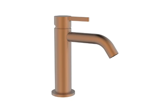 Vivo wastafelmengkraan met coldstart - zonder lediging - Brushed Copper PVD - koper mat PVD 1984955