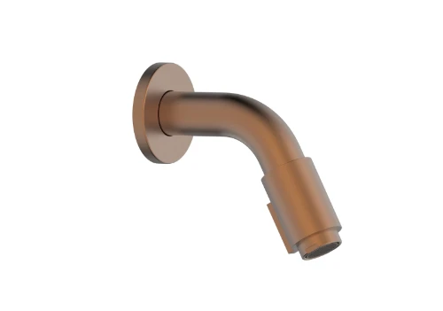 Vivo koudwaterkraan 110 mm - wandmodel - Brushed Copper PVD - koper mat PVD 1984983