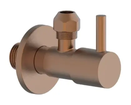 Vivo hoekstopkraan - Brushed Copper PVD - koper mat PVD 1984984