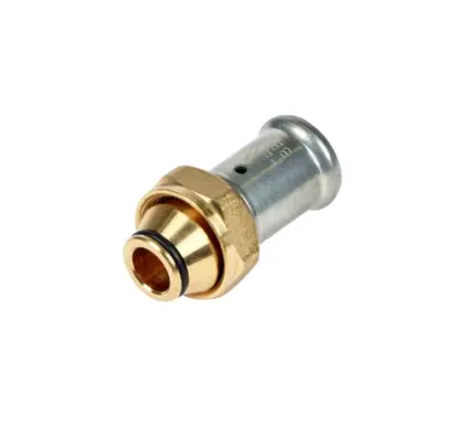 Henco P-serie messing pers aansluitwartel met conische dichting FF 16 x EK3/4 F 19P-1605