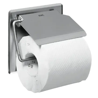 Franke Standard toiletrolhouder met klep - inox 2000057045
